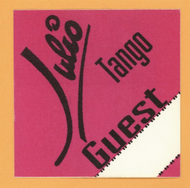 Julio Iglesias 1996 Tango Concert Tour GUEST Backstage Pass