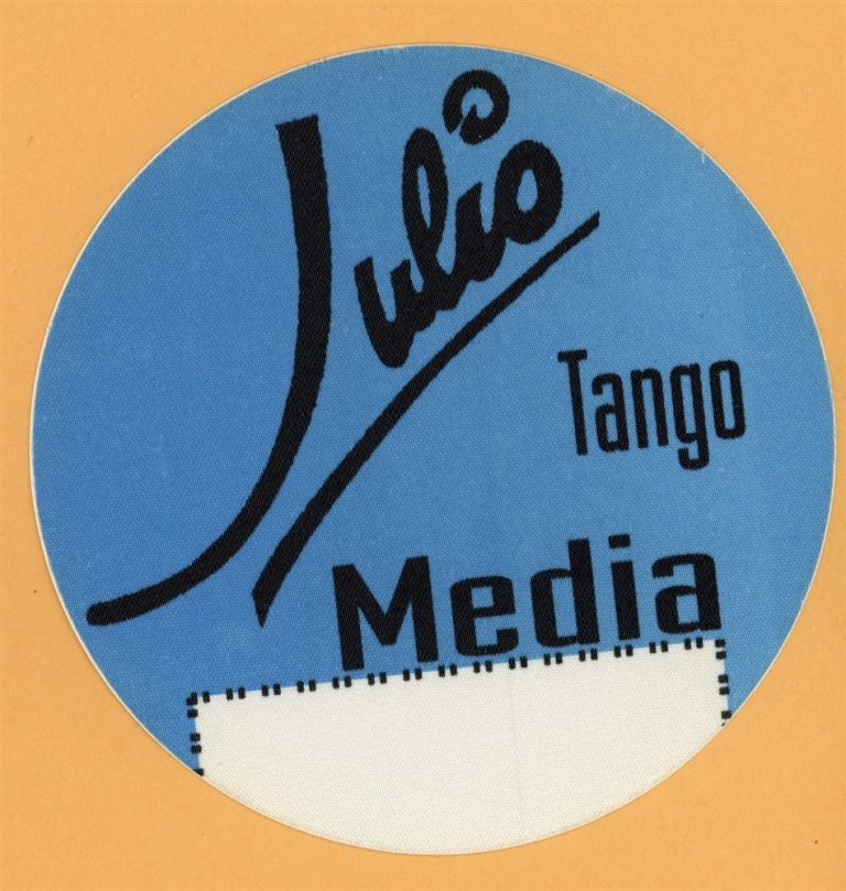 Julio Iglesias 1996 Tango Concert Tour MEDIA Backstage Pass