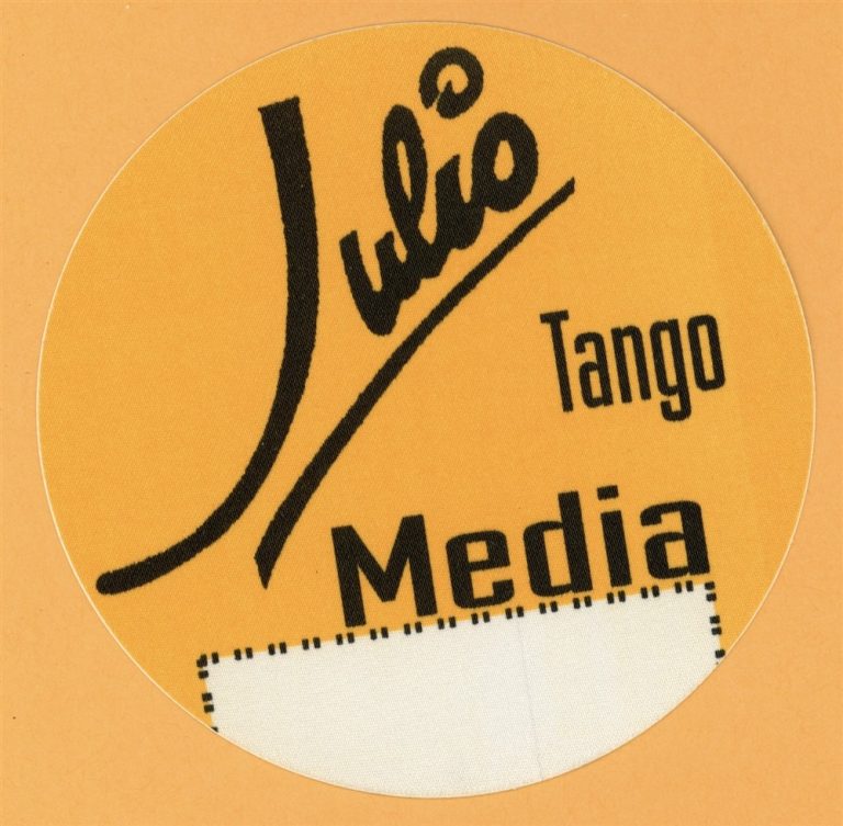Julio Iglesias 1996 Tango Concert Tour MEDIA Backstage Pass