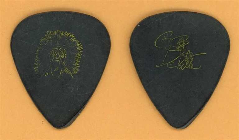 Poison CC Deville Vintage Guitar Pick - 1991 Flesh and Blood Tour - Stage Used
