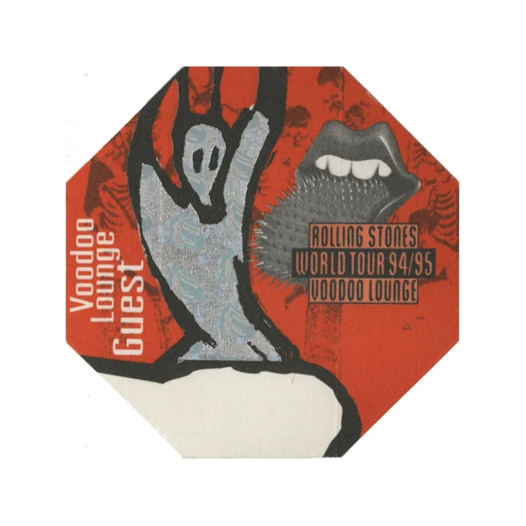 Rolling Stones 1994 Voodoo Lounge Concert Tour Guest Backstage Pass