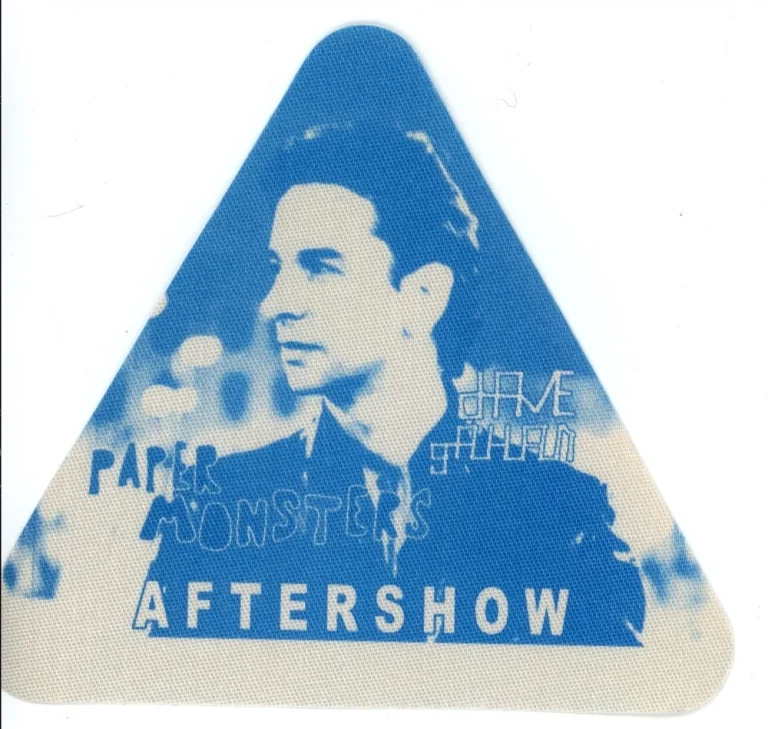 Depeche Mode Dave Gahan ?Paper Monsters 2003 Aftershow Backstage Pass Blue
