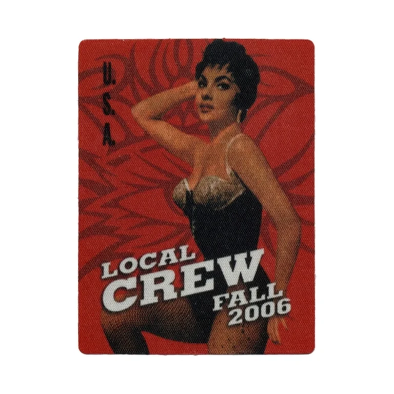 Bob Dylan 2006 Modern Times Concert Tour Local Crew Backstage Pass