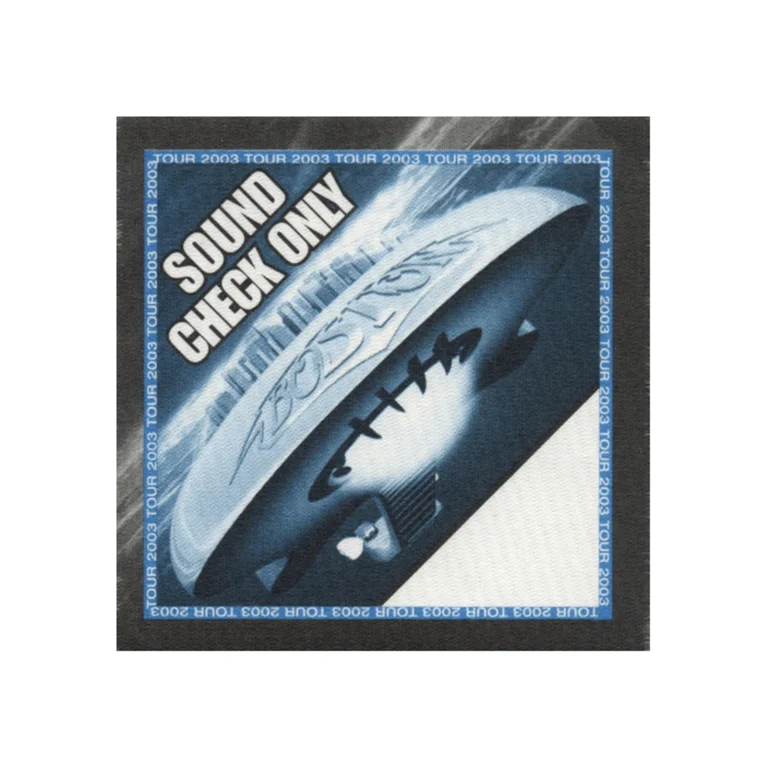 Boston 2003 Corporate America Concert Tour Sound Check Backstage Pass