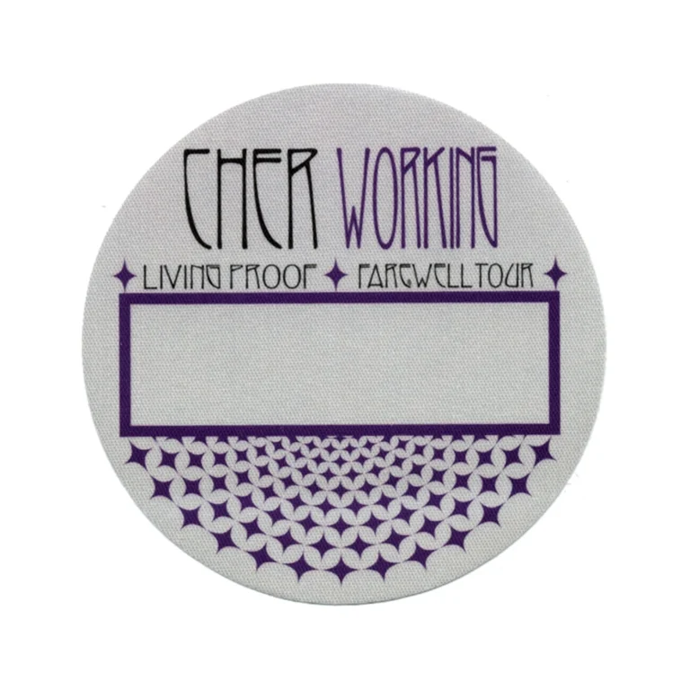 Cher 2002 Living Proof Concert Tour Working Backstage Pass