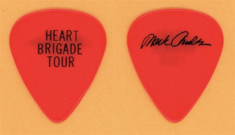 Heart Mark Andes Vintage Guitar Pick - 1990 Brigade Tour