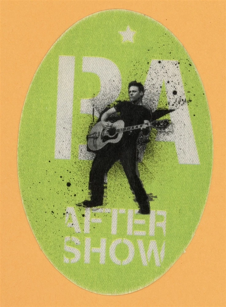 Bryan Adams 2014 30th Anniversary Concert Tour After Show Backstage Pass