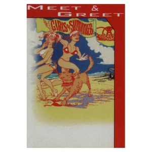 Aerosmith 2002 Girls of Summer Concert Tour Meet & Greet Backstage Pass