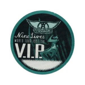 Aerosmith 1997 Nine Lives Concert Tour VIP Backstage Pass