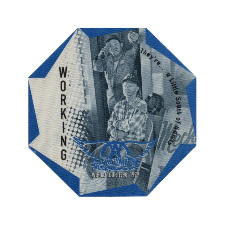 Aerosmith 1998 A Little South of Sanity Concert Tour Working Backstage Pass