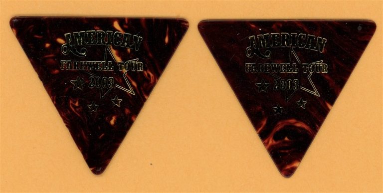 Alabama Randy Owen Vintage Guitar Pick - 2003 Farewell Tour