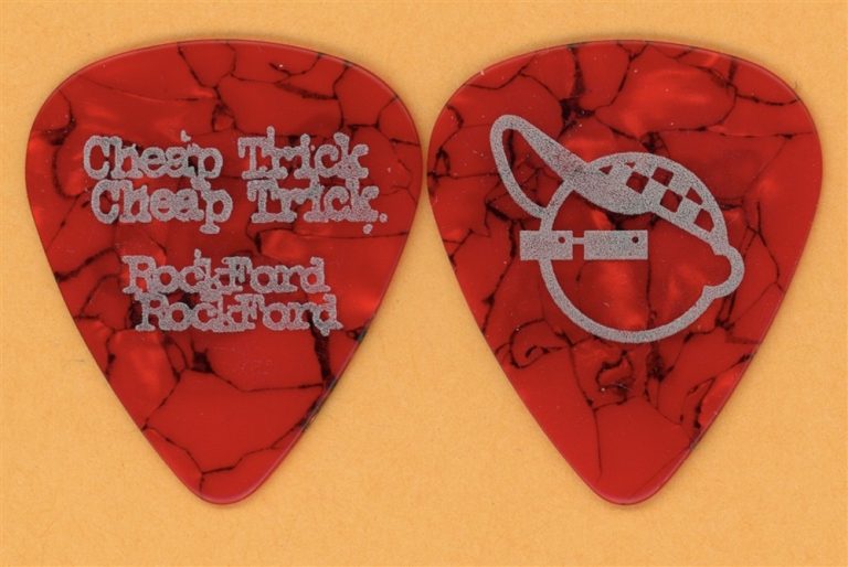 Cheap Trick Rick Nielsen Vintage Guitar Pick - 2006 Rockford Tour