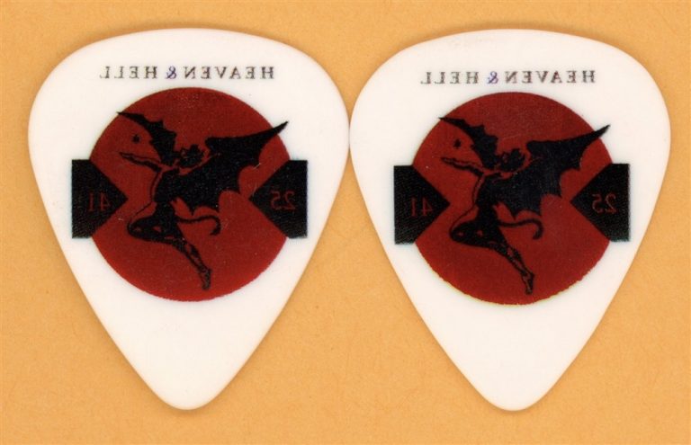 Heaven & Hell Geezer Butler Black Sabbath Vintage Guitar Pick - 2009 US Tour
