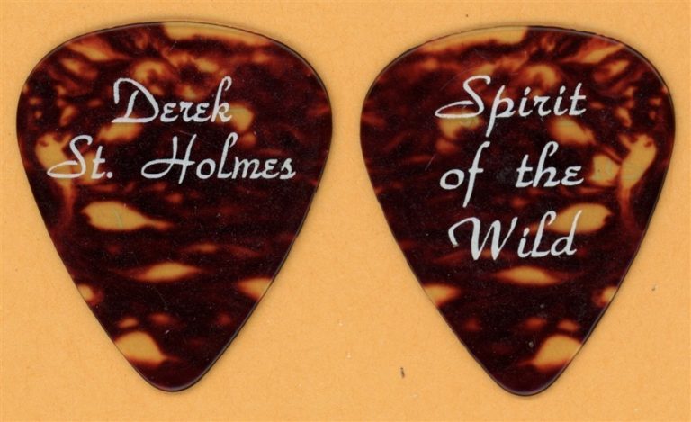 Ted Nugent Derek St. Holmes Vintage Guitar Pick - 1995 Spirit Of The Wild Tour