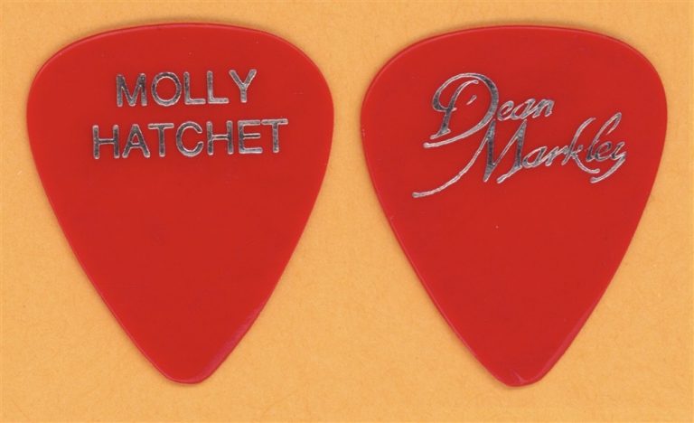 Molly Hatchet Riff West Vintage Guitar Pick - 1981 Take No Prisoners Tour
