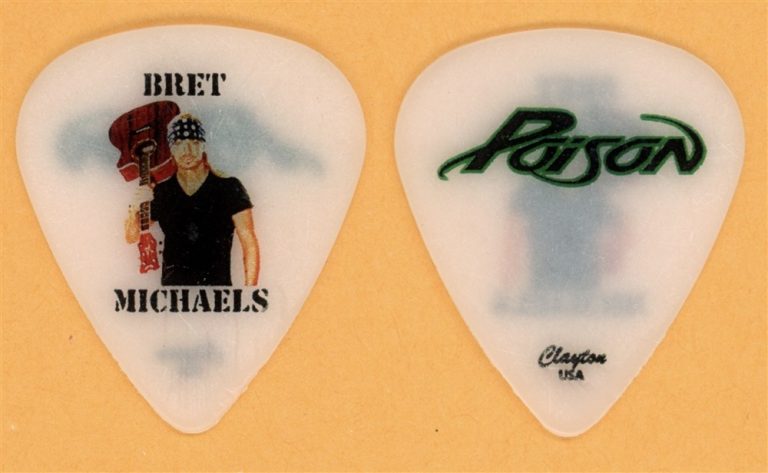 Poison Bret Michaels Guitar Pick - 2018 Tour
