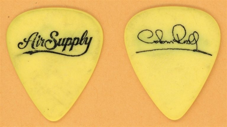 Air Supply Graham Russell Vintage Guitar Pick - 1991 The Earth Is Tour