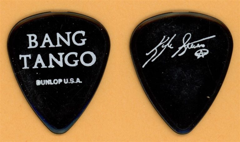 Bango Tango Kyle Stevens Vintage Guitar Pick - 1991 Psycho Cafe Tour