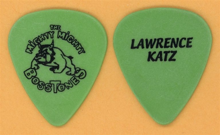 Mighty Mighty Bosstones Lawrence Katz Vintage Guitar Pick - 2003 Jackknife Tour