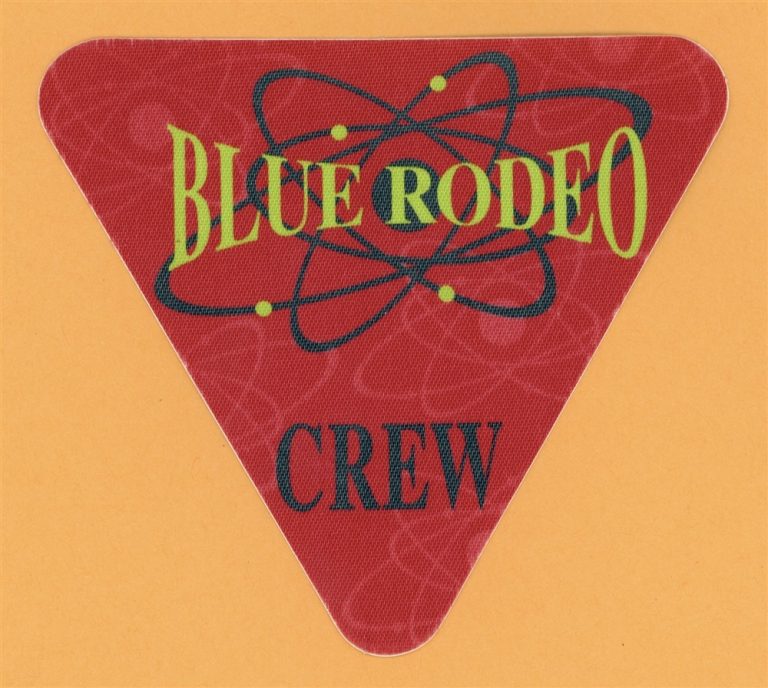 Blue Rodeo Concert Tour CREW Backstage Pass