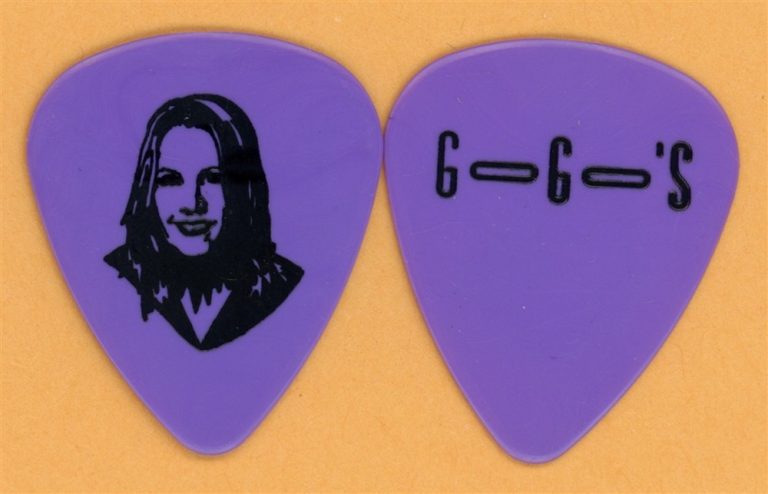 The Go-Go's Charlotte Caffey PURPLE Vintage Guitar Pick - 1999 Reunion Tour