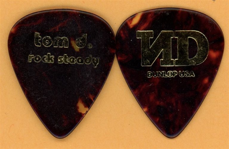 No Doubt Tom Dumont Vintage Guitar Pick - 2001 Rock Steady Tour