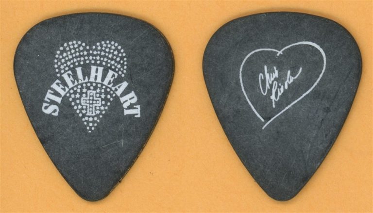 Steelheart Chris Risola Vintage Guitar Pick - 1990 Steelheart Tour
