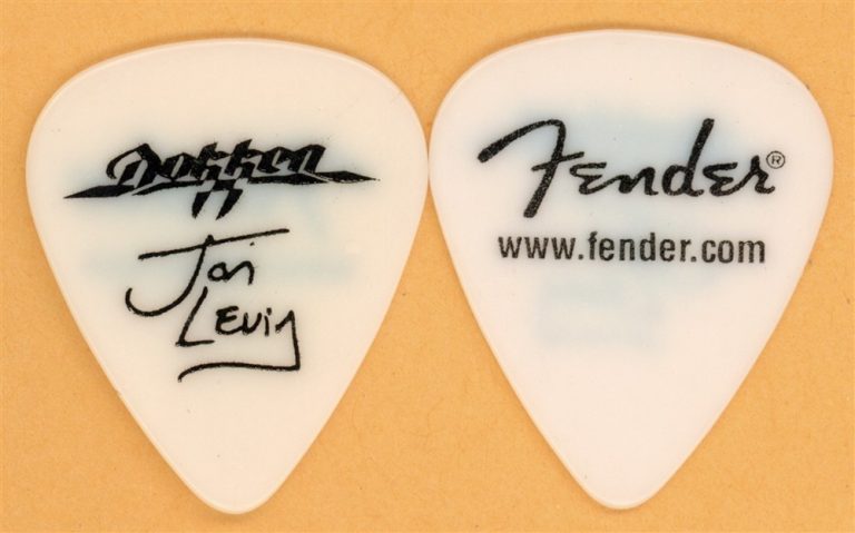 Dokken Jon Levin Vintage Guitar Pick - 2005 Hell To Pay Tour