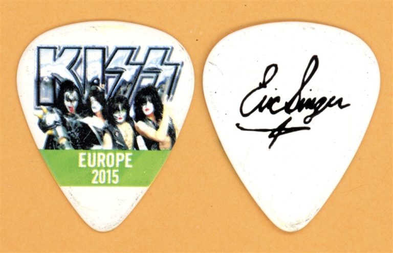 KISS Eric Singer Vintage Guitar Pick - 2015 40th Anniversary Europe Tour