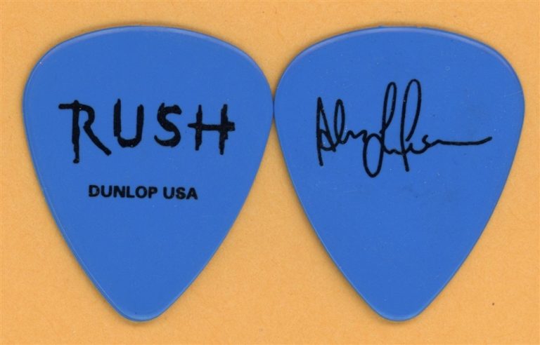 Rush Alex Lifeson Vintage Guitar Pick - 2002 Vapor Trails Tour