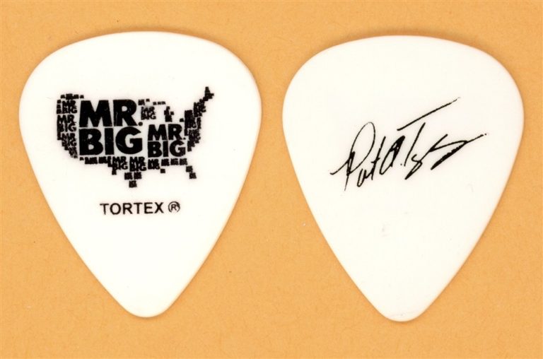 Mr. Big Pat Torpey Vintage Guitar Pick - 2011 US Tour