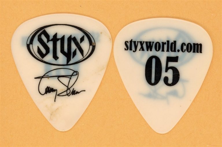 Styx Tommy Shaw Vintage Guitar Pick - 2005 Big Bang Theory Tour