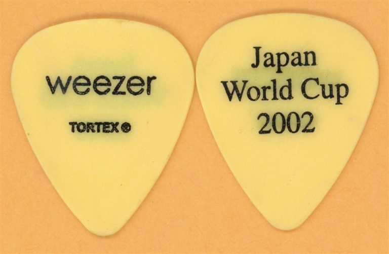 Weezer Brian Bell Japan World Cup Vintage Guitar Pick - 2002 Maladroit Tour