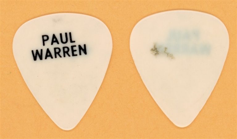 Richard Marx Paul Warren Vintage Guitar Pick - 1991 Rush Street Tour