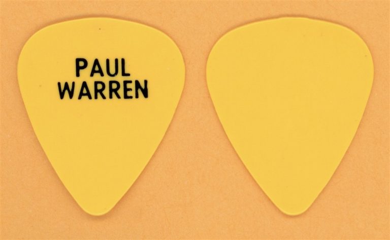 Richard Marx Paul Warren Vintage Guitar Pick - 1991 Rush Street Tour