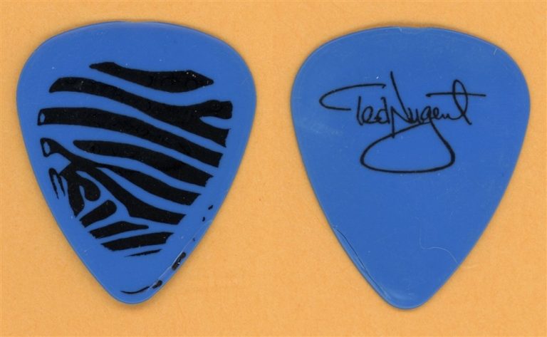 Ted Nugent Vintage Guitar Pick - 1988 Lick 'Em Tour