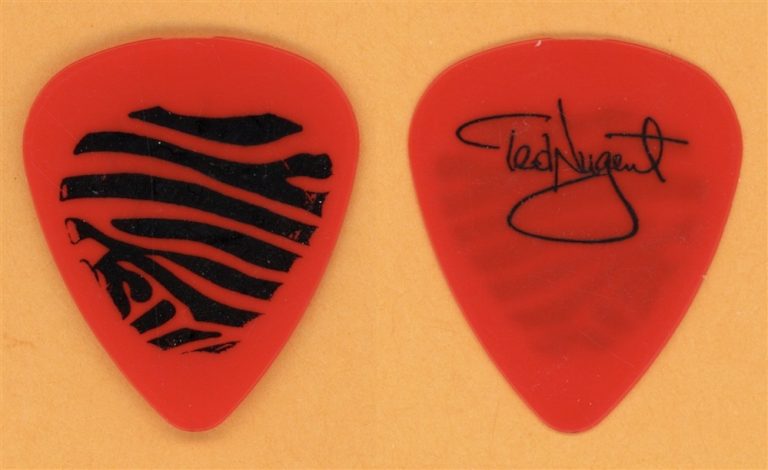 Ted Nugent Vintage Guitar Pick - 1988 Lick 'Em Tour