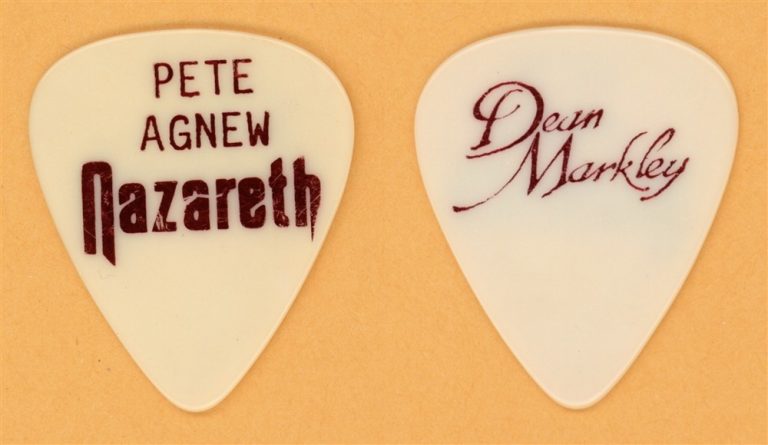 Nazareth Pete Agnew Vintage Guitar Pick - 1984 The Catch Tour