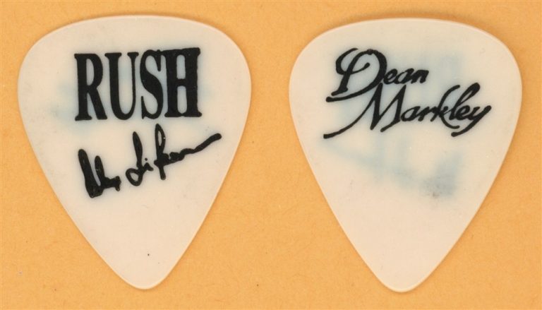Rush Alex Lifeson Vintage Guitar Pick - 1989 Presto Tour