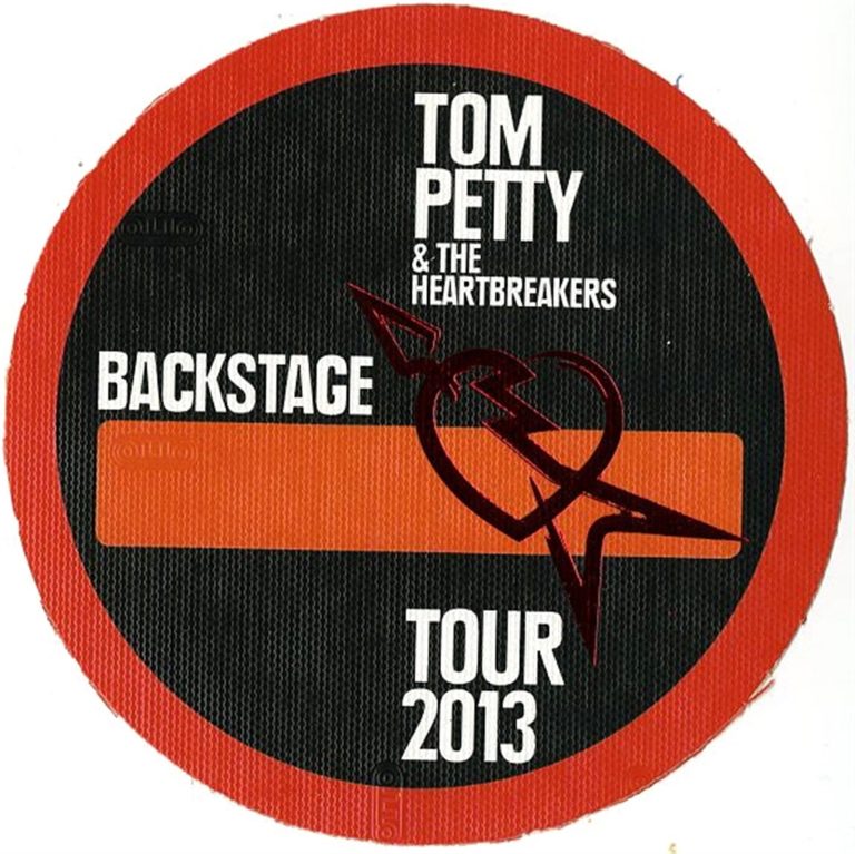 Tom Petty 2013 Concert Tour Backstage Pass