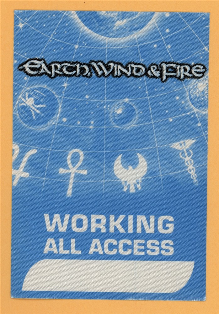 Earth Wind & Fire 2005 Concert Tour WORKING Backstage Pass