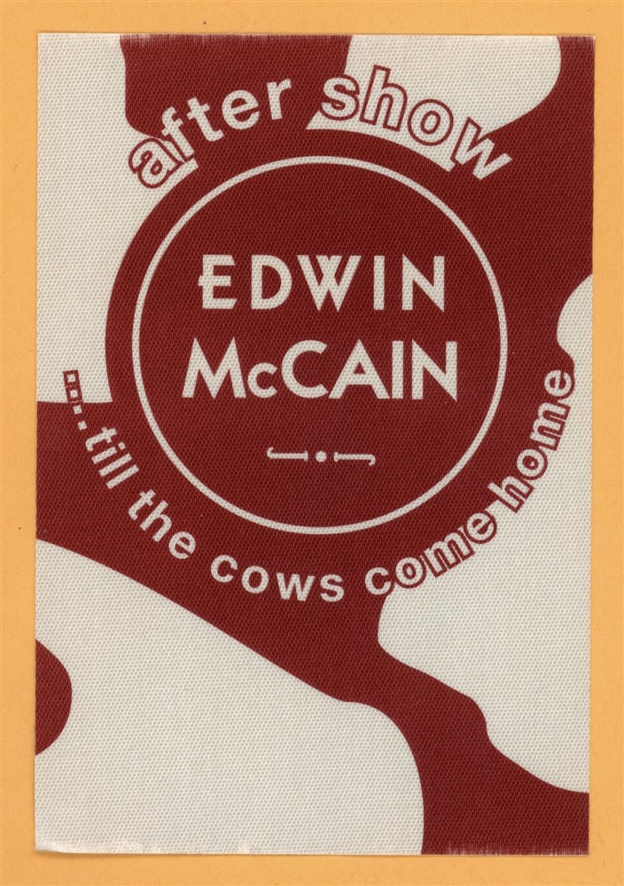 Edwin McCain 2004 Concert Tour AFTER SHOW Backstage Pass