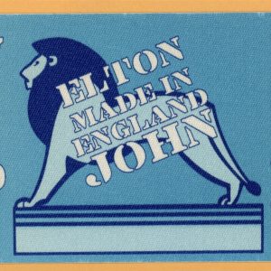 Elton John 1995 Made In England Concert Tour VIP Backstage Pass