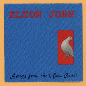 Elton John 2001 Songs From The West Coast Concert Tour Backstage Pass