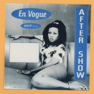 En Vogue 1997 EV3 Concert Tour AFTER SHOW Backstage Pass