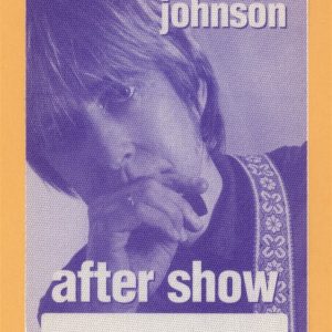Eric Johnson 1998 Seven Worlds Concert Tour AFTER SHOW Backstage Pass