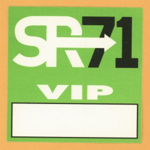 SR71 2000 Now You See Inside Concert Tour VIP Backstage Pass