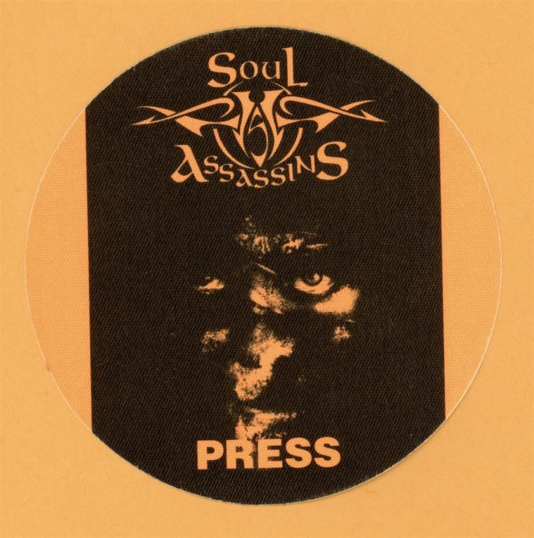 Soul Assassins 2000 Concert Tour PRESS Backstage Pass