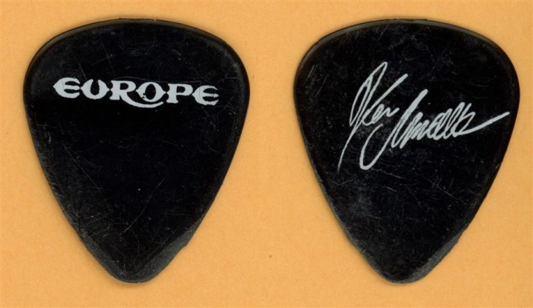 Europe Kee Marcello Vintage Tour Guitar Pick - 1986 Final Countdown Tour