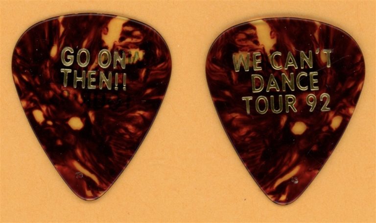 Genesis Mike Rutherford Vintage Guitar Pick - 1992 We Can't Dance Tour